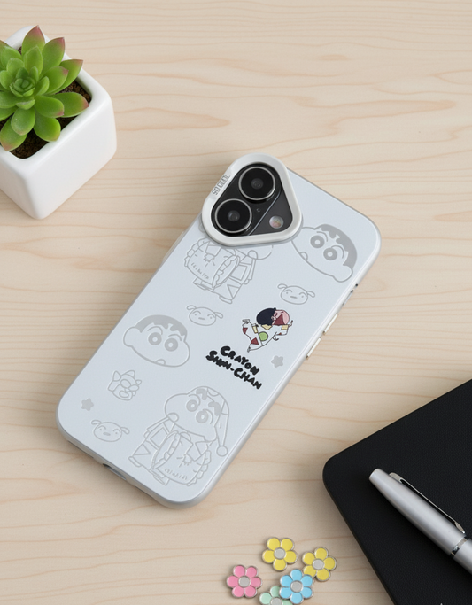 Cool Shin Chan Cartoon TPU Silicone Case